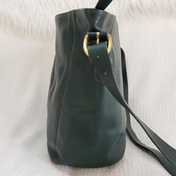 Vintage Coach Monterey Hunter Green Leather Hobo Bag - Picture 6 of 16